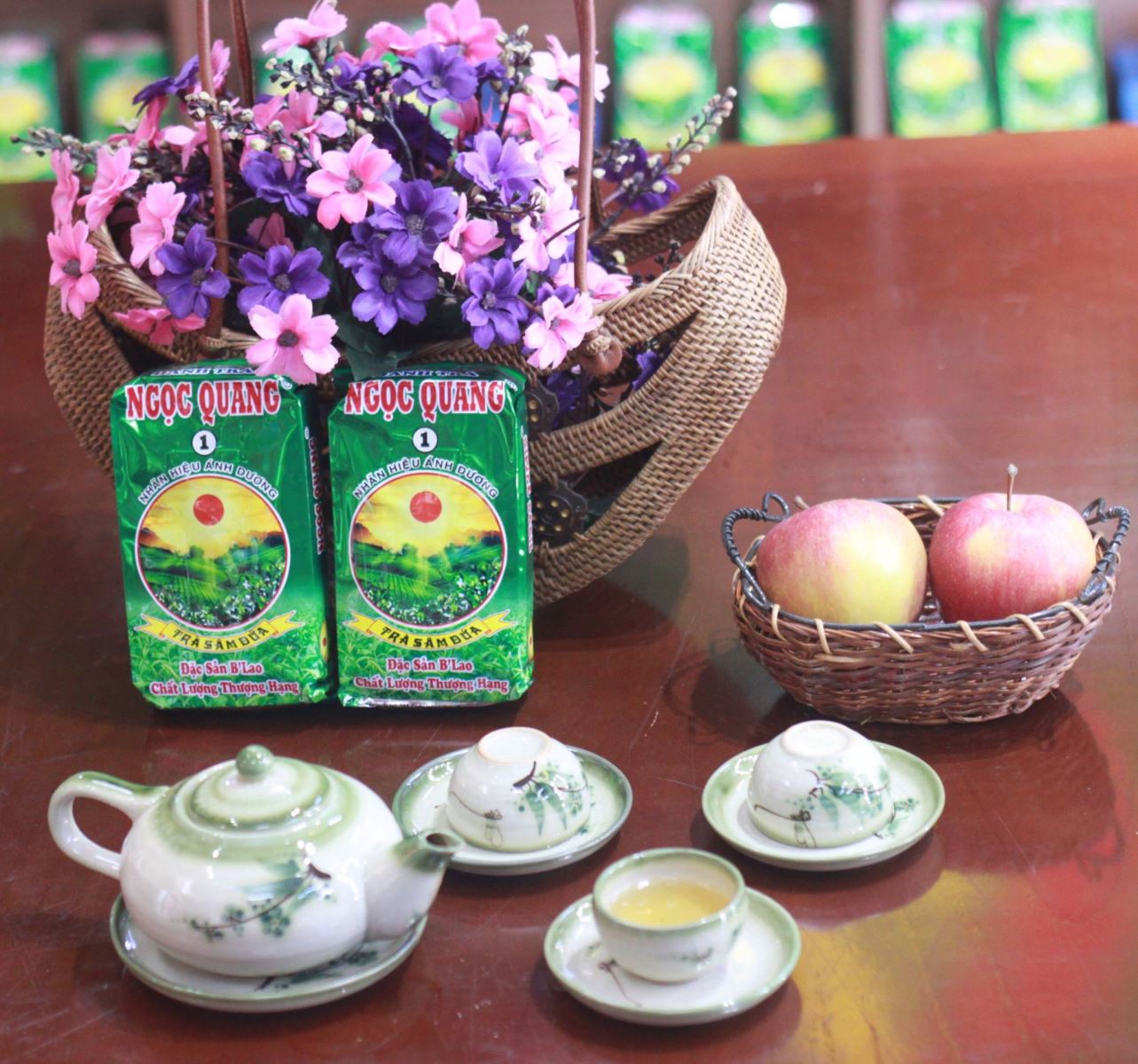 Trà Sâm dứa – Tìm hiểu bí quyết ướp hương trà Bảo Lộc